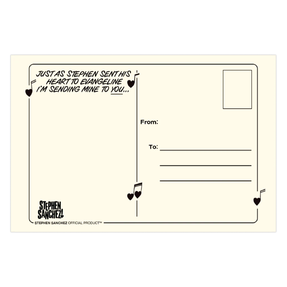 Send My Heart With A Kiss Postcard Back