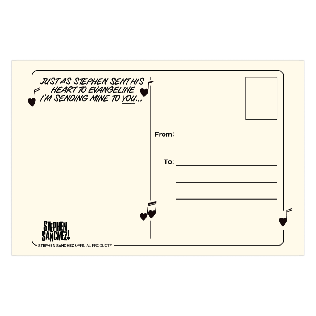 Send My Heart With A Kiss Postcard