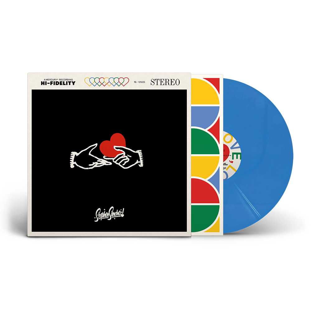 LOVE, LOVE, LOVE Bright Blue Vinyl